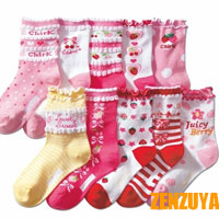 ถุงเท้าสาวน้อย NISSEN 15 - 19 ซม.