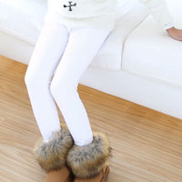 เลกกิ้งเด็กผู้หญิง สีขาว