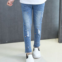 กางเกงเด็กผู้หญิง ยีนส์ขายาว